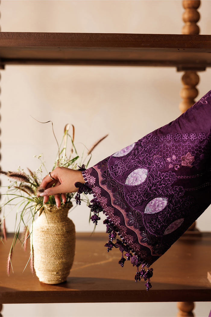 Baroque Eid Lawn Unstitched Embroidered 3Pc Suit EL26-D02