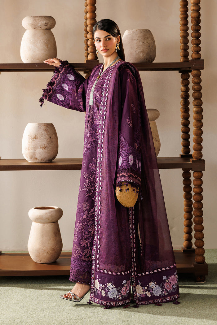 Baroque Eid Lawn Unstitched Embroidered 3Pc Suit EL26-D02