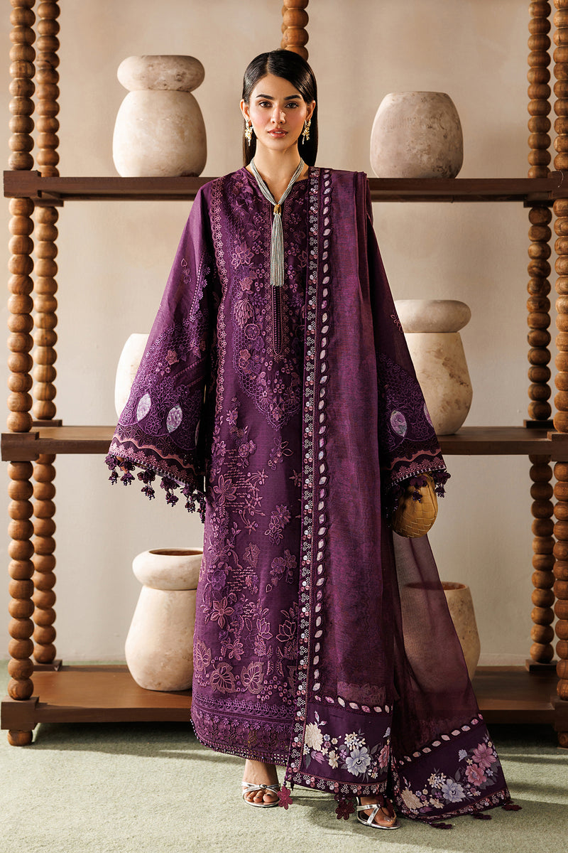 Baroque Eid Lawn Unstitched Embroidered 3Pc Suit EL26-D02