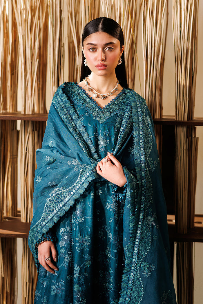 Baroque Eid Lawn Unstitched Embroidered 3Pc Suit EL26-D04