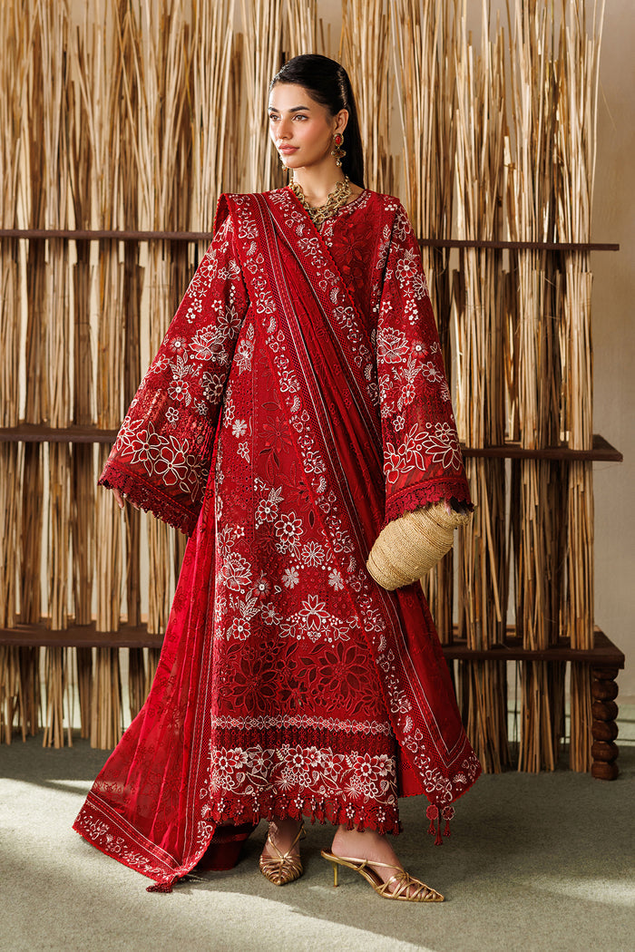 Baroque Eid Lawn Unstitched Embroidered 3Pc Suit EL26-D05