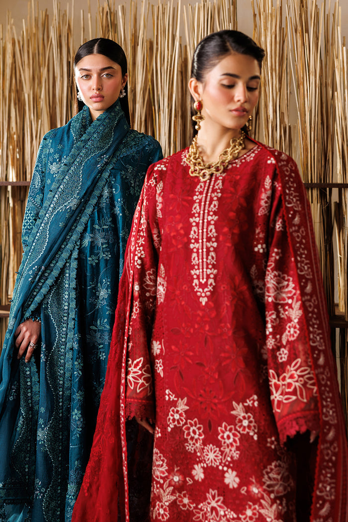 Baroque Eid Lawn Unstitched Embroidered 3Pc Suit EL26-D05