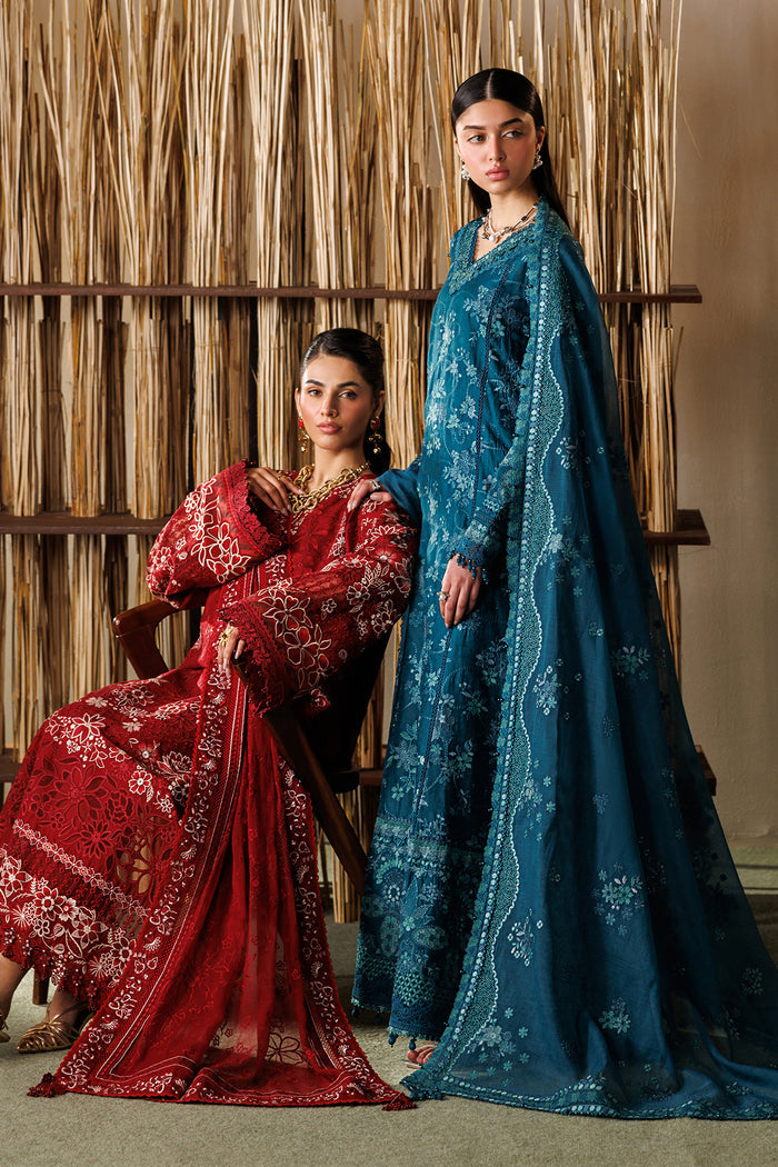 Baroque Eid Lawn Unstitched Embroidered 3Pc Suit EL26-D05
