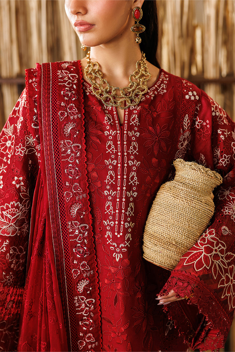 Baroque Eid Lawn Unstitched Embroidered 3Pc Suit EL26-D05