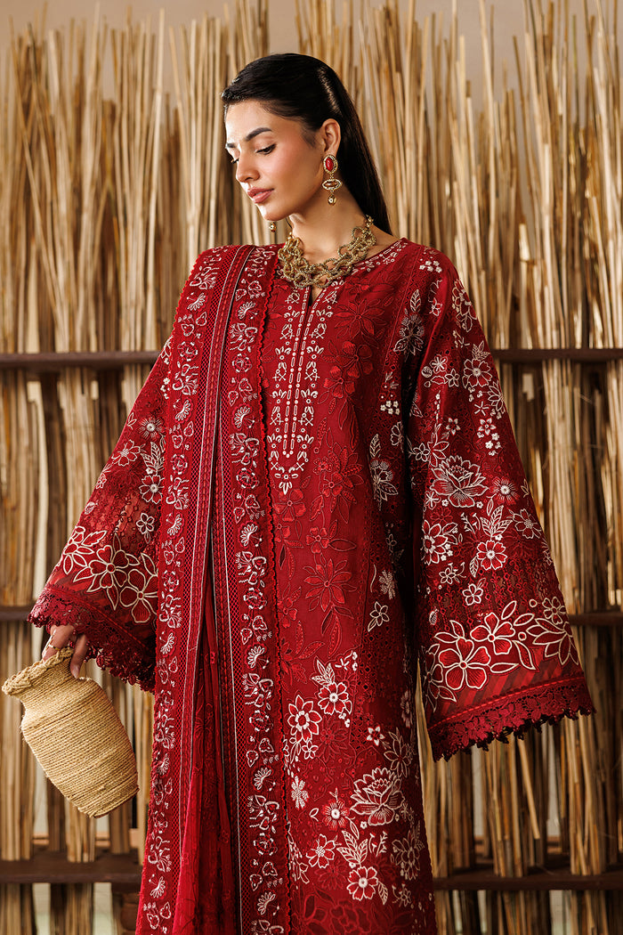 Baroque Eid Lawn Unstitched Embroidered 3Pc Suit EL26-D05