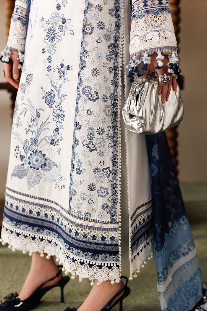 Baroque Eid Lawn Unstitched Embroidered 3Pc Suit EL26-D06