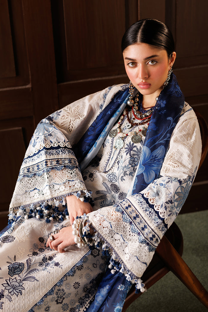 Baroque Eid Lawn Unstitched Embroidered 3Pc Suit EL26-D06