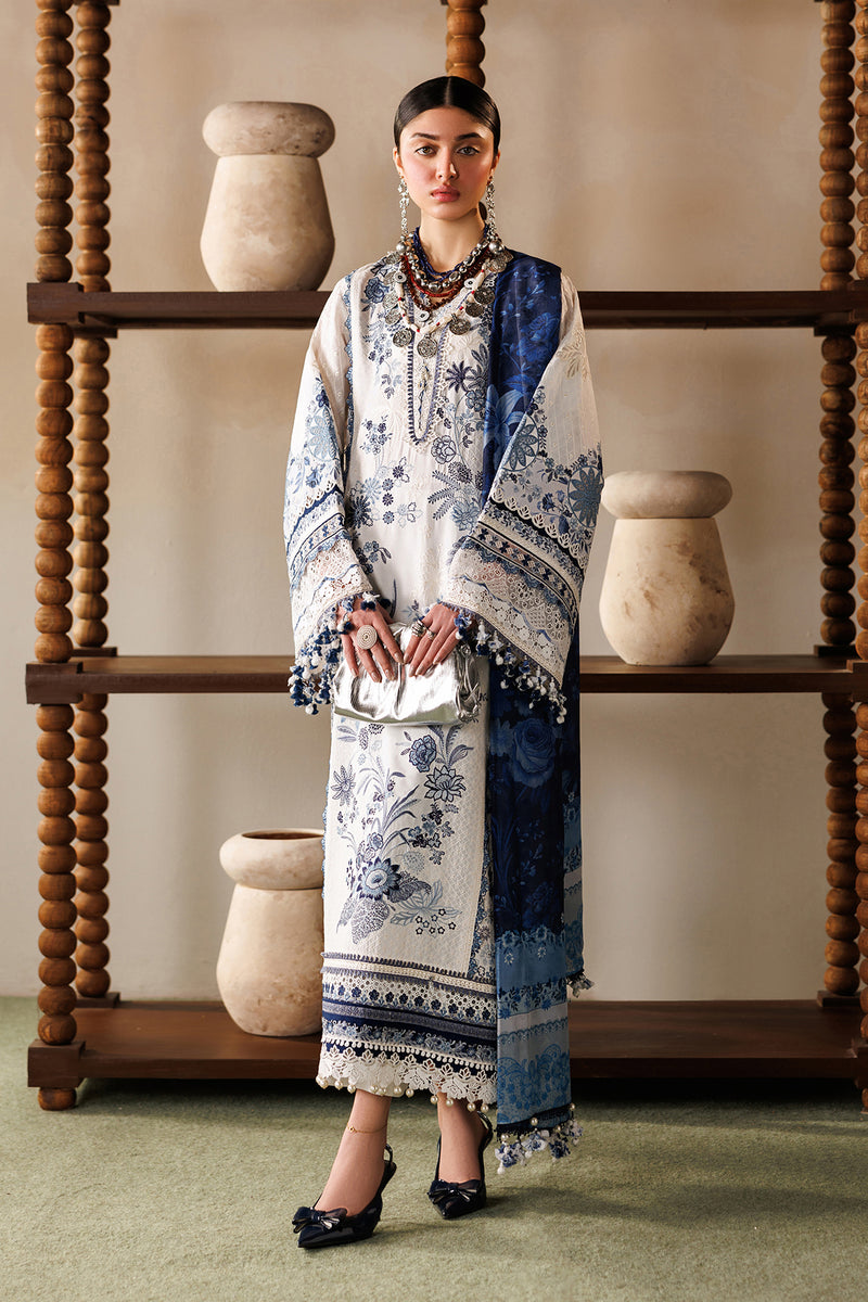 Baroque Eid Lawn Unstitched Embroidered 3Pc Suit EL26-D06