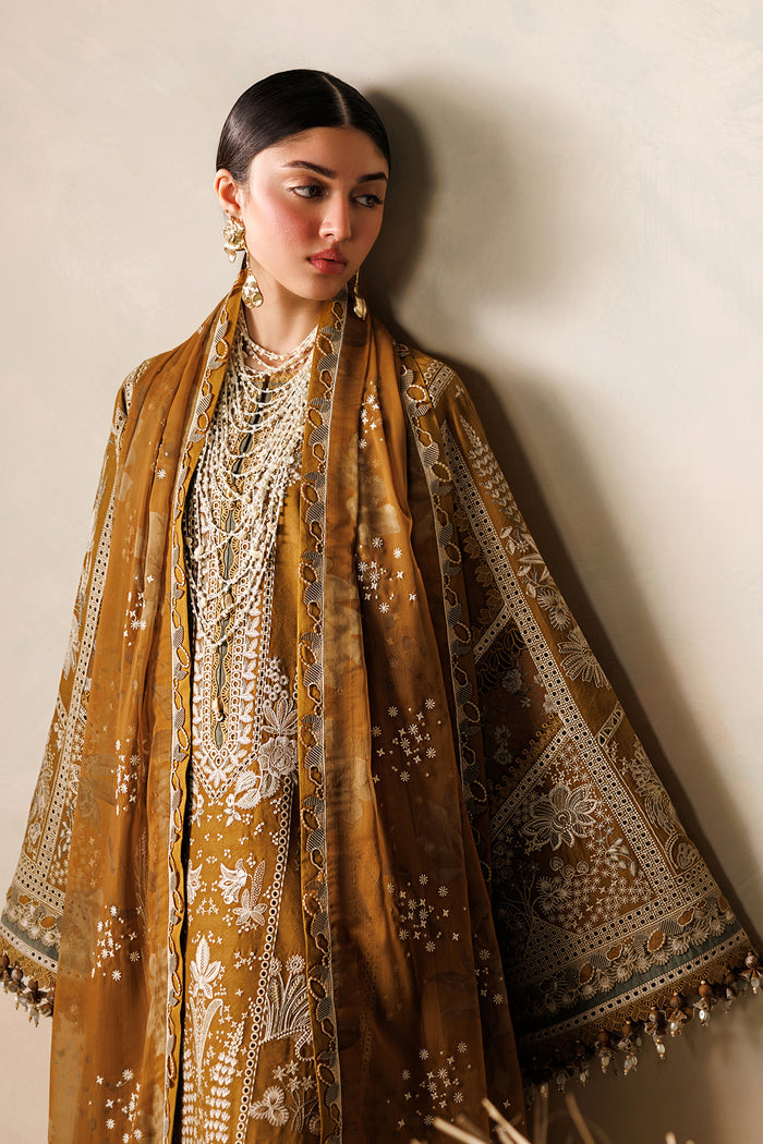 Baroque Eid Lawn Unstitched Embroidered 3Pc Suit EL26-D07