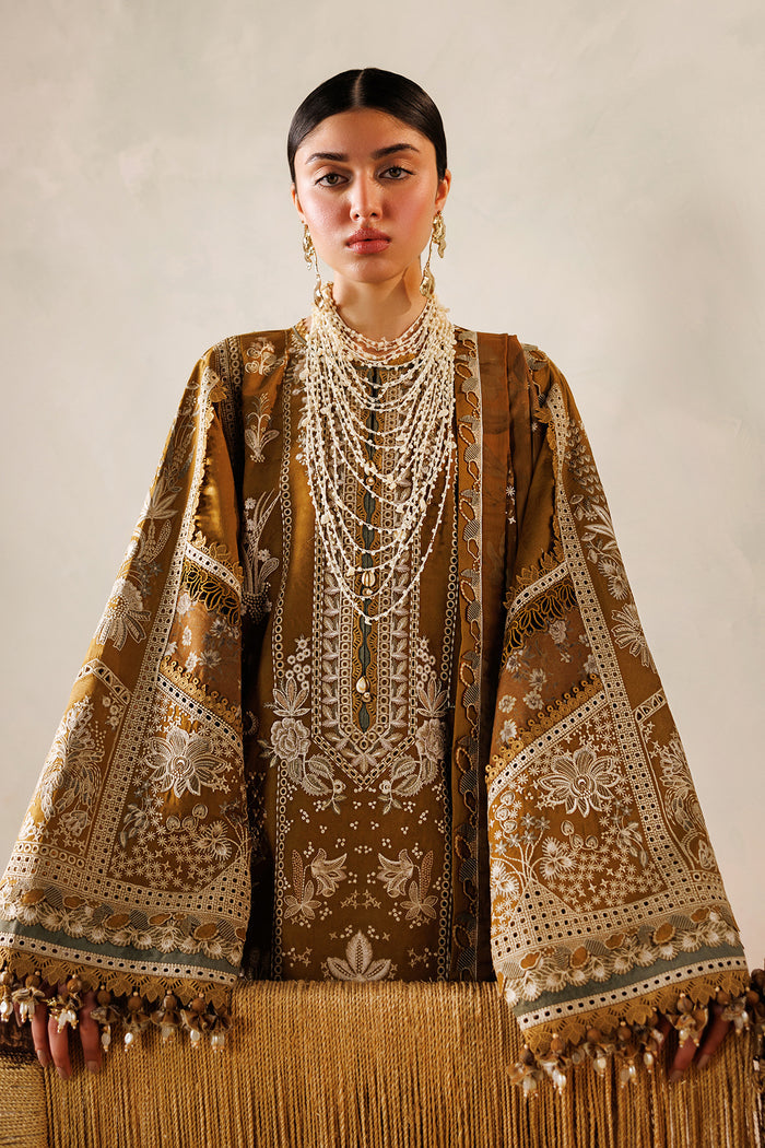 Baroque Eid Lawn Unstitched Embroidered 3Pc Suit EL26-D07