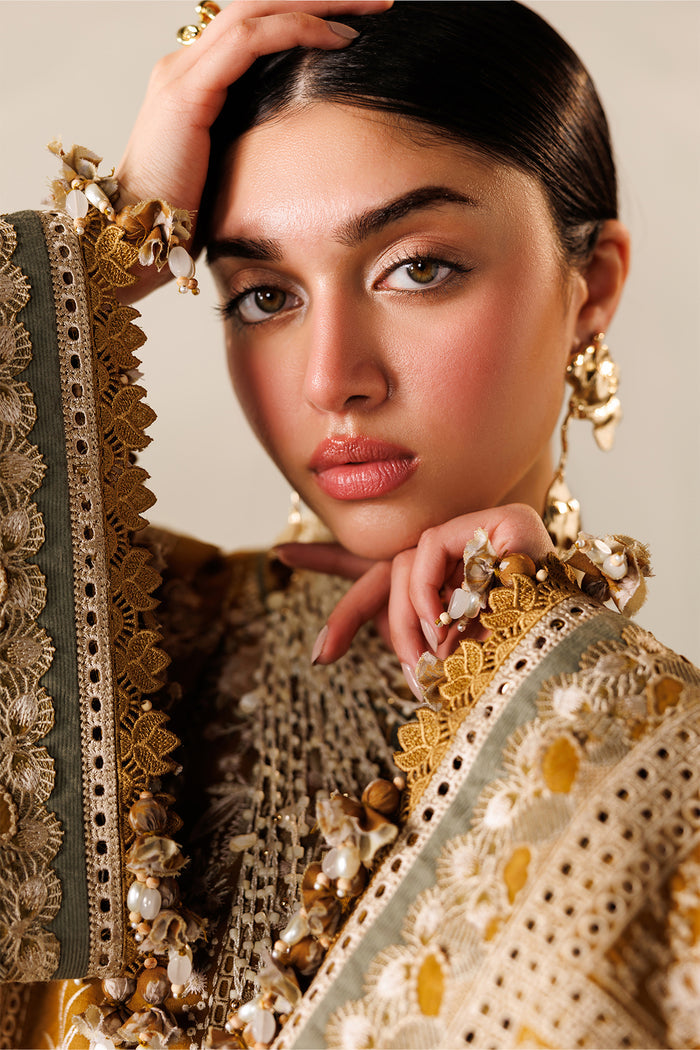 Baroque Eid Lawn Unstitched Embroidered 3Pc Suit EL26-D07