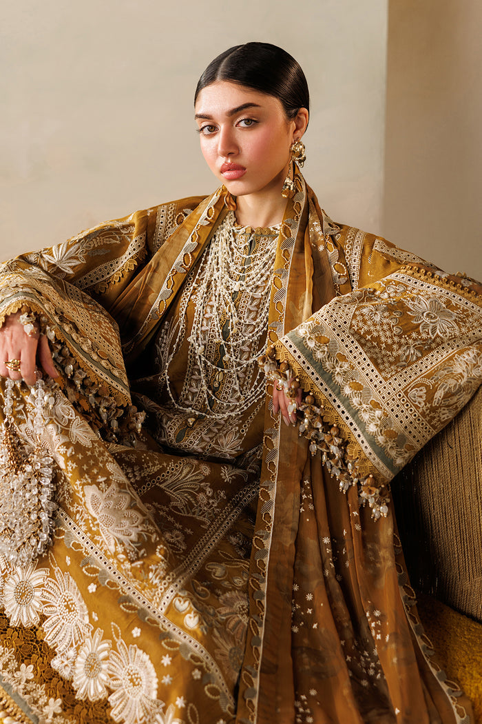 Baroque Eid Lawn Unstitched Embroidered 3Pc Suit EL26-D07