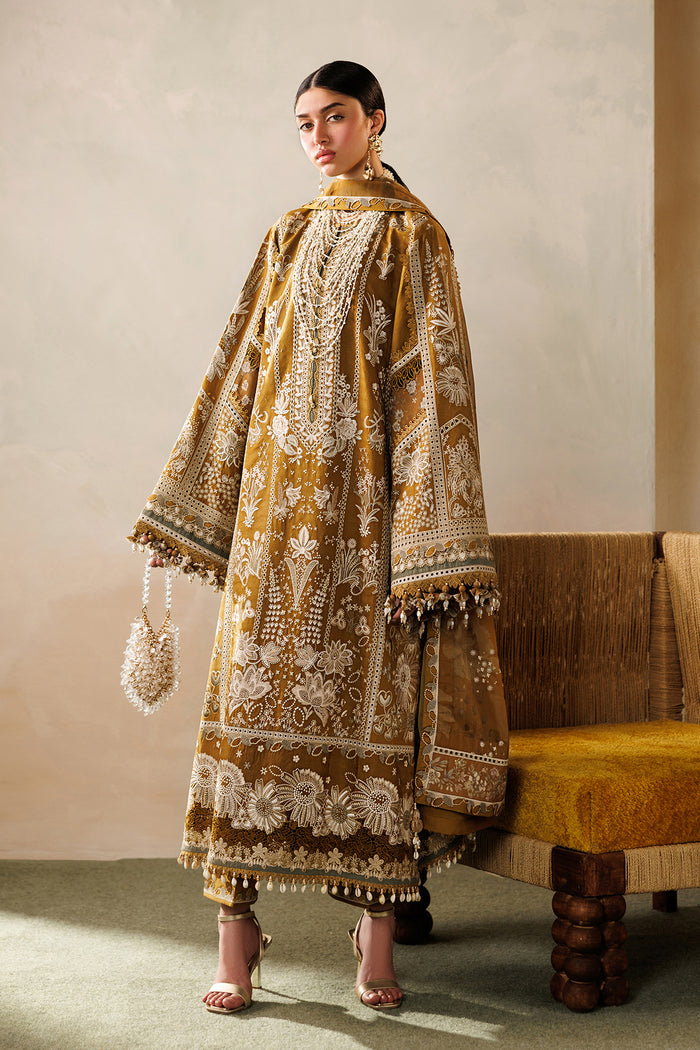 Baroque Eid Lawn Unstitched Embroidered 3Pc Suit EL26-D07