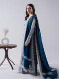 Faiza Faisal Winter Unstitched Embroidered Khaddar 3Pc Suit - Elaaf