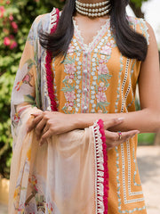 Wisteria by Roheenaz Embroidered Lawn Unstitched 3Pc Suit RUNSS23027A