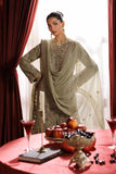 Emaan Adeel Celeste Embroidered Chiffon Unstitched 3Pc Suit - ELARA