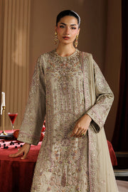 Emaan Adeel Celeste Embroidered Chiffon Unstitched 3Pc Suit - ELARA