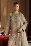 Emaan Adeel Celeste Embroidered Chiffon Unstitched 3Pc Suit - ELARA