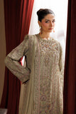 Emaan Adeel Celeste Embroidered Chiffon Unstitched 3Pc Suit - ELARA