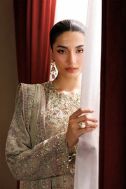 Emaan Adeel Celeste Embroidered Chiffon Unstitched 3Pc Suit - ELARA