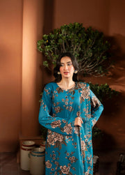 Feathers Dusky Delights Unstitched Digital Printed Lawn 3Pc Suit ELARA-FT457