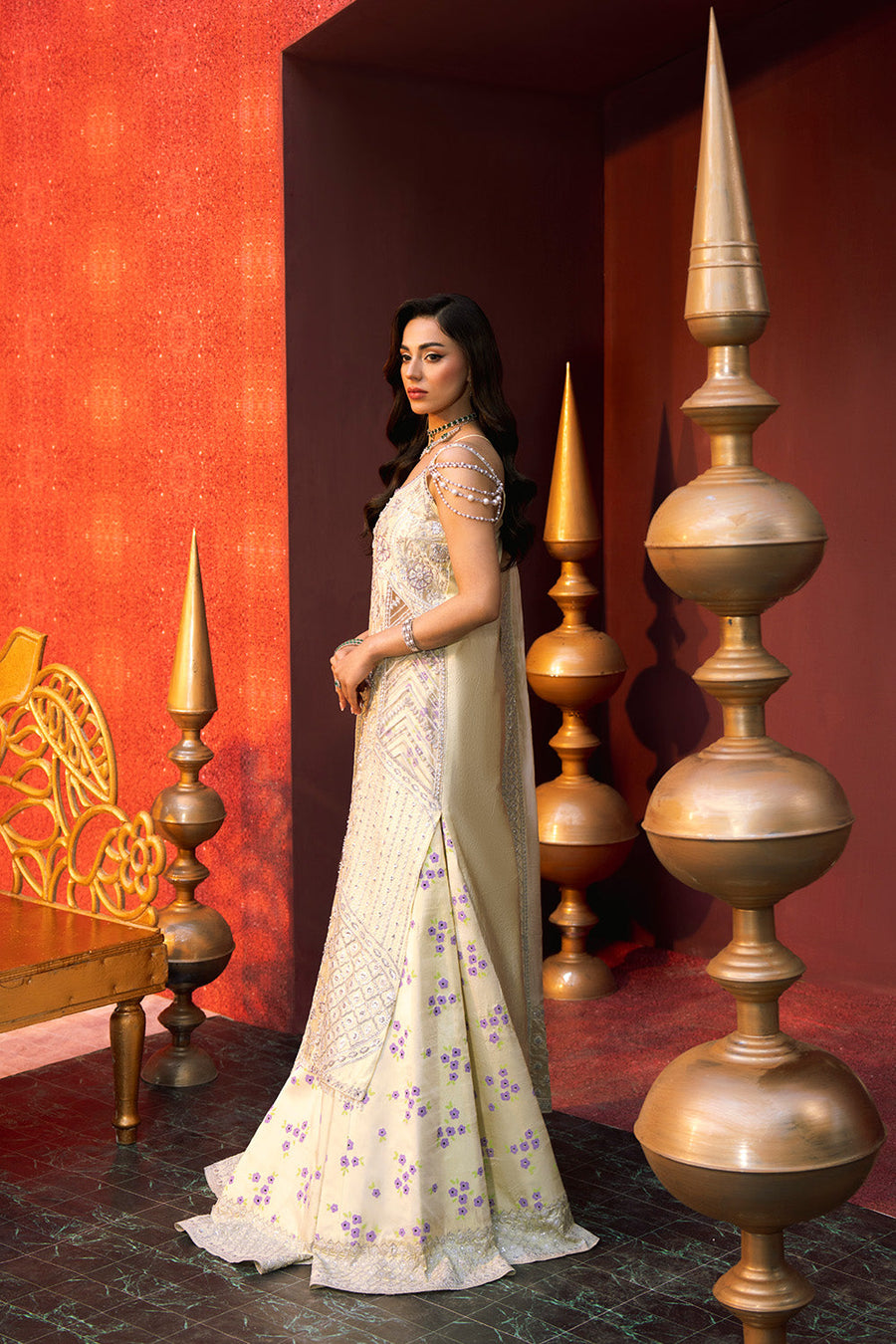 Zariya Zarnima Russian Silk Unstitched 3Pc Suit ZB5S041 ELARA