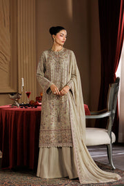 Emaan Adeel Celeste Embroidered Chiffon Unstitched 3Pc Suit - ELARA