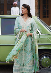 Elaf Premium Festive Eid Embroidered Lawn Unstitched 3Pc Suit ELE-11 SIVANA