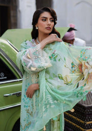 Elaf Premium Festive Eid Embroidered Lawn Unstitched 3Pc Suit ELE-11 SIVANA