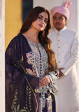 Elaf Premium Festive Eid Embroidered Lawn Unstitched 3Pc Suit ELE-12B YAZMIN