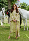 Elaf Premium Embroidered Luxury Lawn Unstitched 3Pc Suit ELH-1A PISTACIA