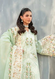 Elaf Premium Embroidered Luxury Lawn Unstitched 3Pc Suit ELH-4B FROSTEL