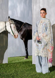 Elaf Premium Embroidered Luxury Lawn Unstitched 3Pc Suit ELH-7B ISSABEL