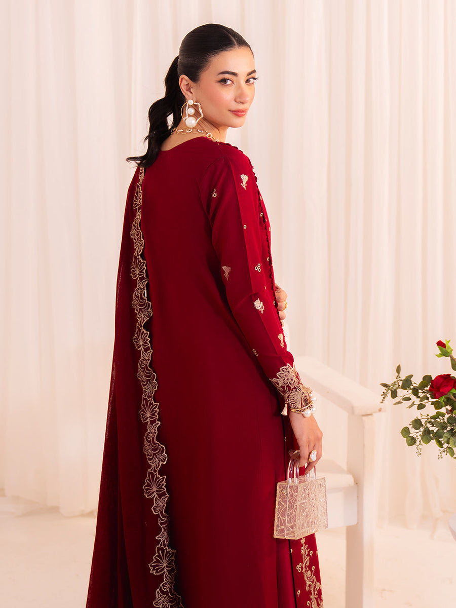 Faiza Faisal Celine Unstitched Lawn 3Pc Suit FNF-SS25-0417 ELINA