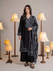 Viana by Sanam Saeed Embroidered Karandi Unstitched 3Pc Suit - ELISE