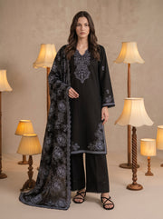 Viana by Sanam Saeed Embroidered Karandi Unstitched 3Pc Suit - ELISE
