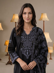 Viana by Sanam Saeed Embroidered Karandi Unstitched 3Pc Suit - ELISE