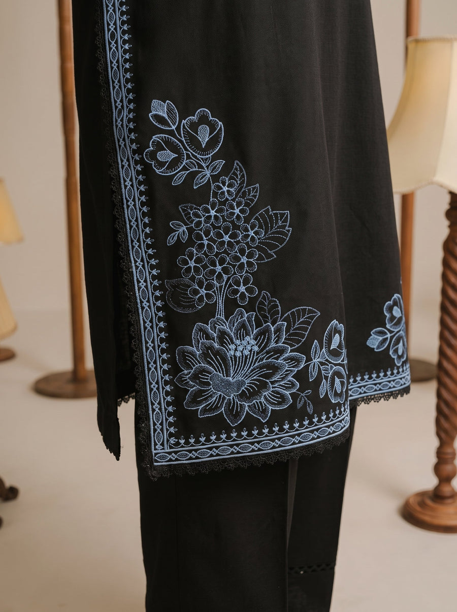 Viana by Sanam Saeed Embroidered Karandi Unstitched 3Pc Suit - ELISE