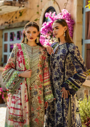 Elaf Premium Prints Chikankari Lawn Unstitched 3Pc Suit ELK-01B GIARDINO