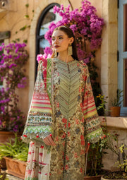 Elaf Premium Prints Chikankari Lawn Unstitched 3Pc Suit ELK-01B GIARDINO