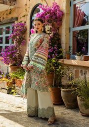 Elaf Premium Prints Chikankari Lawn Unstitched 3Pc Suit ELK-01B GIARDINO