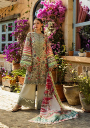 Elaf Premium Prints Chikankari Lawn Unstitched 3Pc Suit ELK-01B GIARDINO