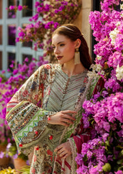 Elaf Premium Prints Chikankari Lawn Unstitched 3Pc Suit ELK-01B GIARDINO