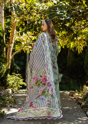 Elaf Premium Prints Chikankari Lawn Unstitched 3Pc Suit ELK-03A FLOREALE