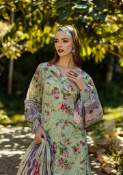 Elaf Premium Prints Chikankari Lawn Unstitched 3Pc Suit ELK-03A FLOREALE