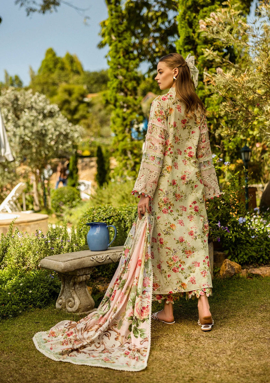 Elaf Premium Prints Chikankari Lawn Unstitched 3Pc Suit ELK-04A DEAR PARADISE