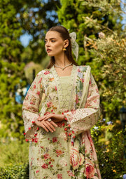 Elaf Premium Prints Chikankari Lawn Unstitched 3Pc Suit ELK-04A DEAR PARADISE