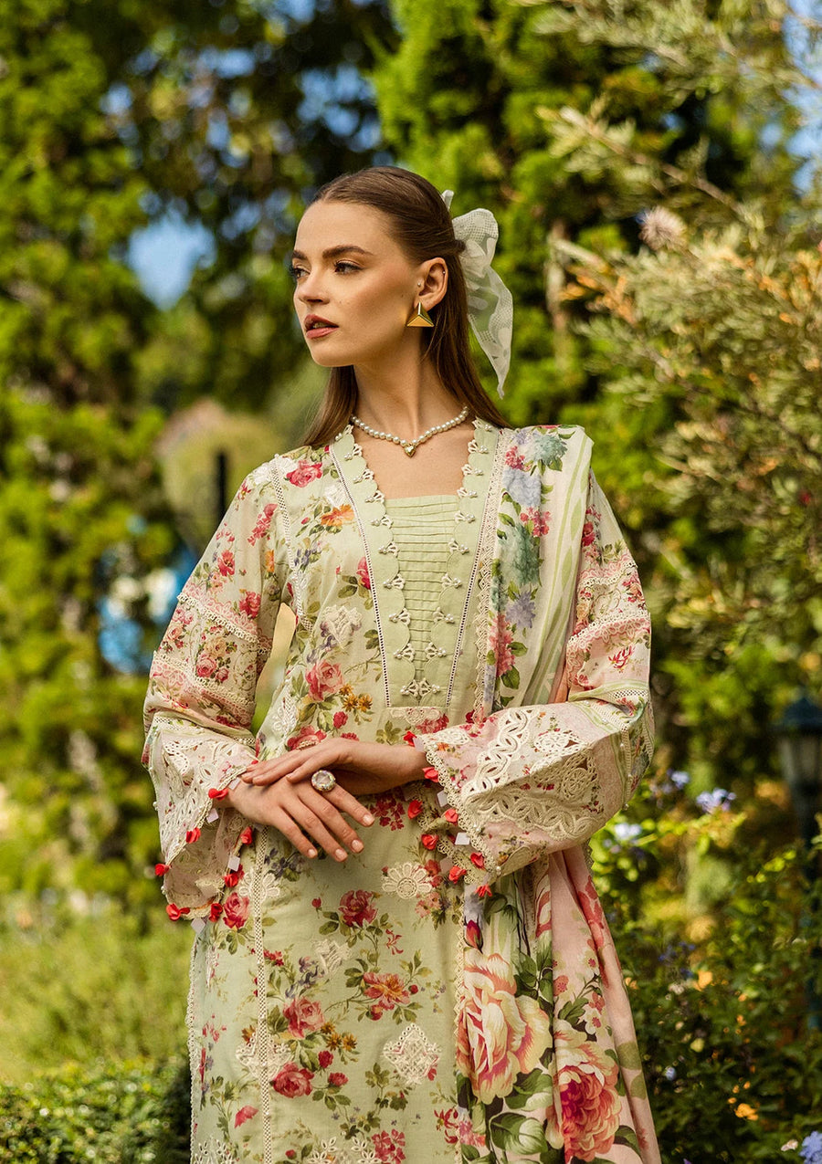 Elaf Premium Prints Chikankari Lawn Unstitched 3Pc Suit ELK-04A DEAR PARADISE
