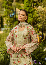 Elaf Premium Prints Chikankari Lawn Unstitched 3Pc Suit ELK-04A DEAR PARADISE