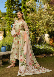 Elaf Premium Prints Chikankari Lawn Unstitched 3Pc Suit ELK-04A DEAR PARADISE